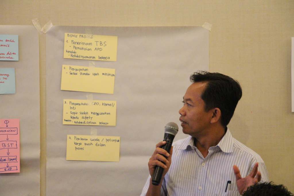 Promoting decent work on palm oil plantations in Indonesia