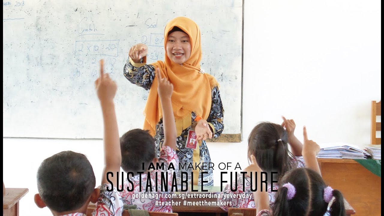 I am a maker of a sustainable future; I am a teacher