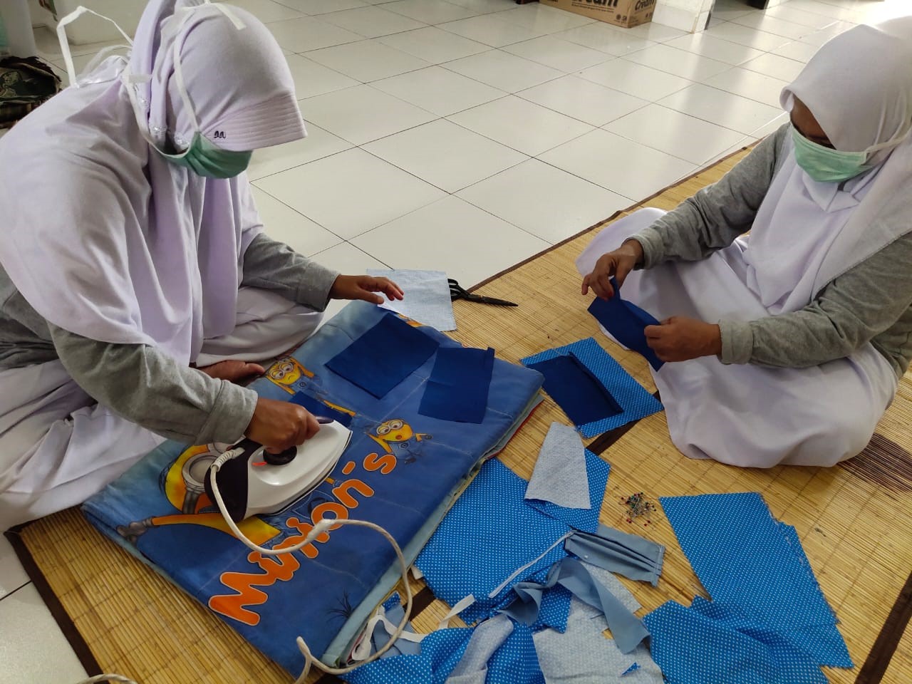 Fighting COVID-19 through mask-making