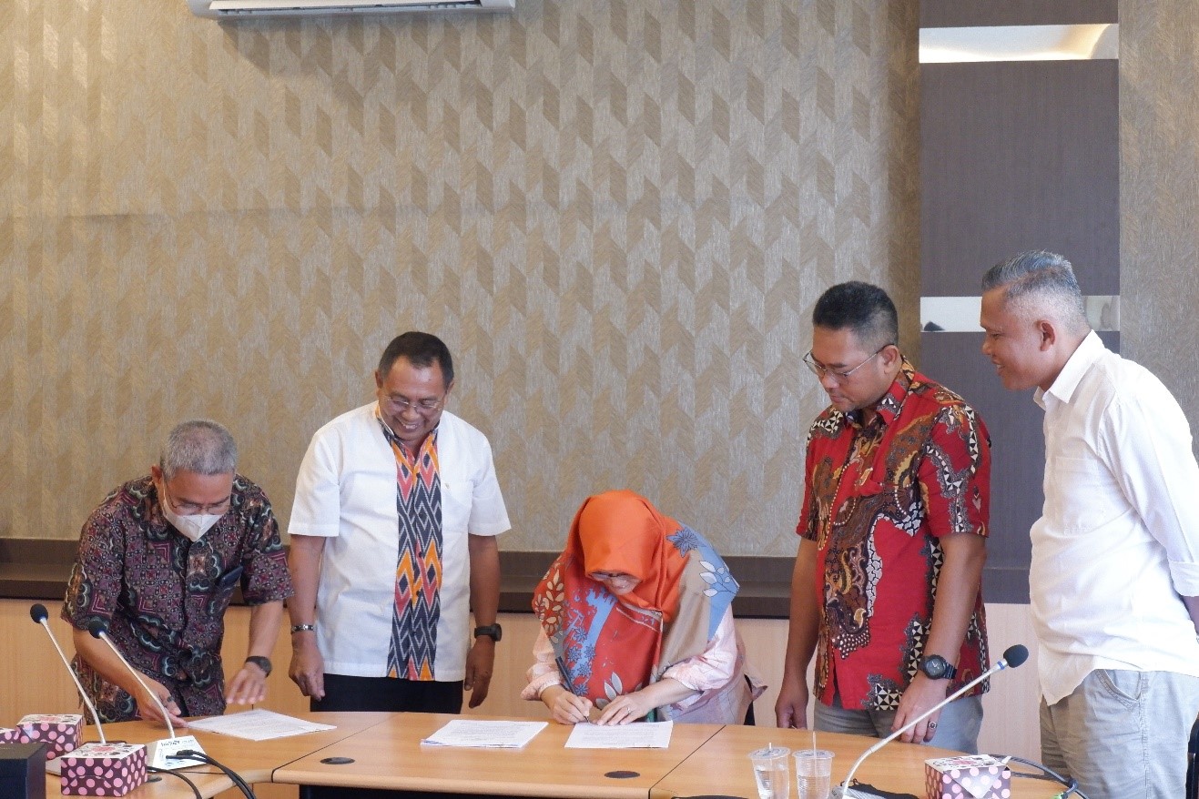 Signing of the biodiversity research collaboration agreement